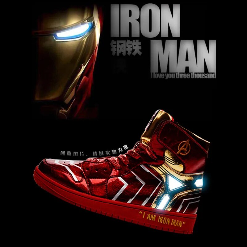 Marvel Iron Man tide shoes new sneakers trend board shoes mk85