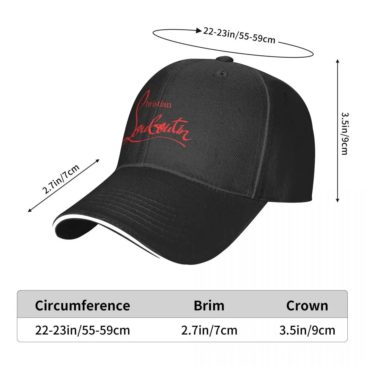 2023 Summer Baseball Cap Christians High Heels Accessories Unisex Style Trucker Cap Classic Snapback Hat