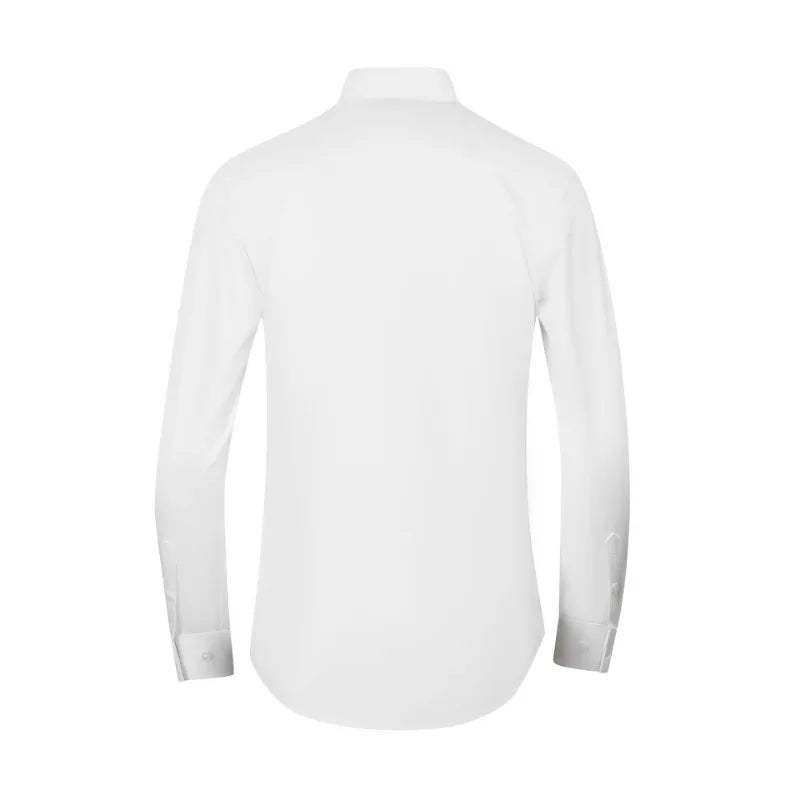 2024 New Letter Printing Men's Slim Fit Fashion Shirt Cotton Top European and American Elements Men's Wear