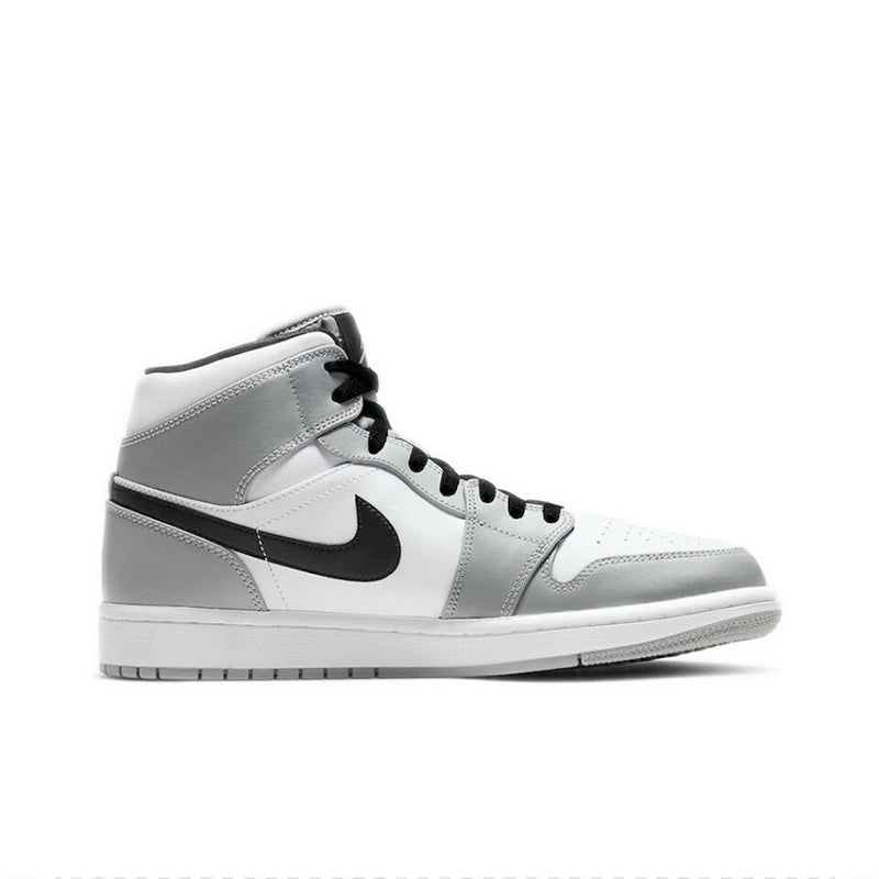 Original Air Jordan 1 Mid gold and black Retro Classic Basketball Sneakers Shoes