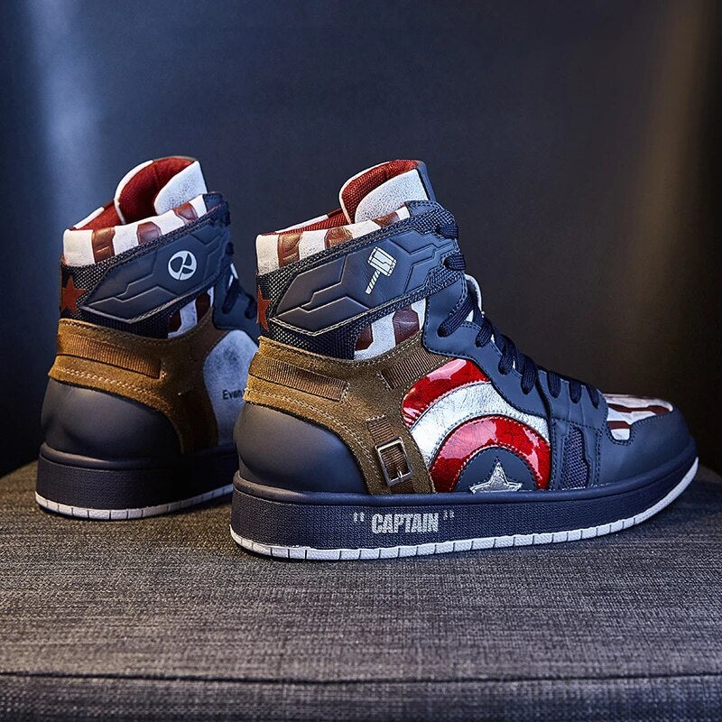 Marvel Captain America tide shoes new sneakers trend shoes personality design