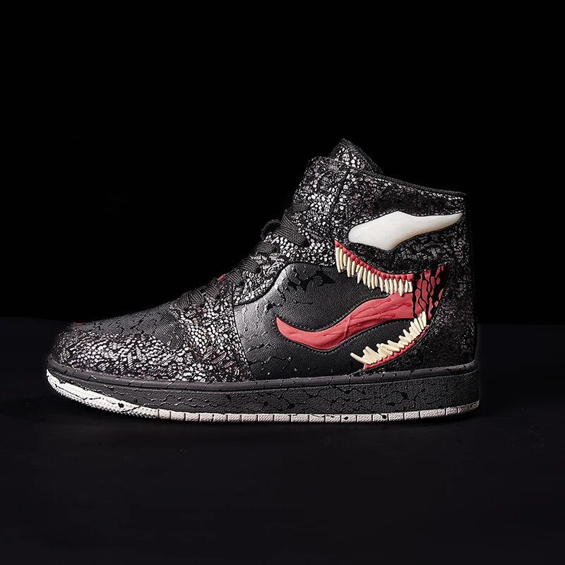 Marvel Venom Spider Man original design trendy shoes new sneakers board shoes all-match men's increase in height