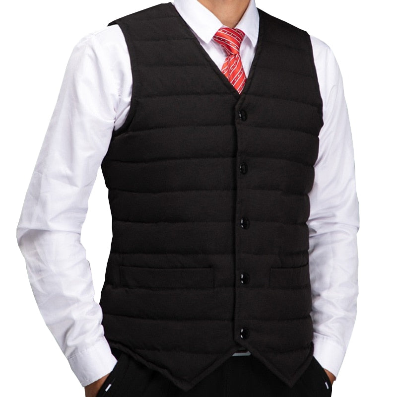 6XL 7XL 8XL Plus Size Mens Down Vest Jacket Men Autumn Warm Sleeveless Jackets Male Winter Casual Waistcoat Homme Brand Clothing