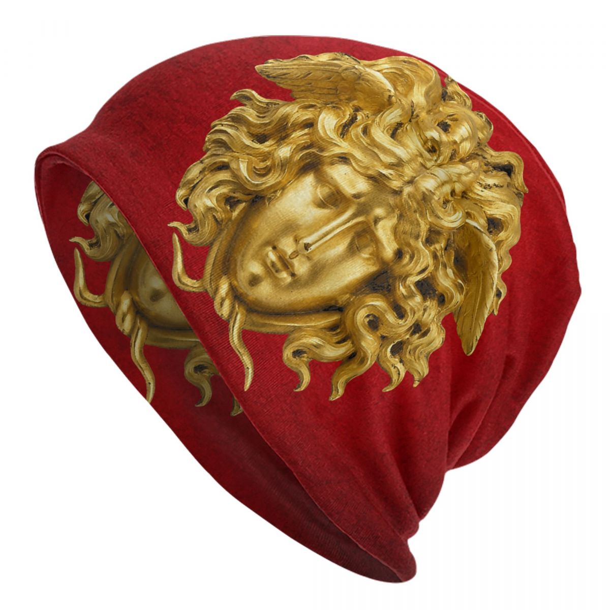 Halloween Snake Hair Greek Mythology Medusa Head Skullies Beanies Caps Streetwear Winter Warm Knit Hat Adult Unisex Bonnet Hats