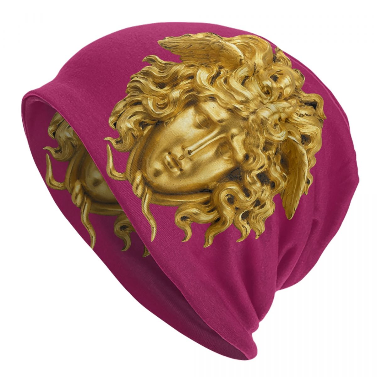 Halloween Snake Hair Greek Mythology Medusa Head Skullies Beanies Caps Streetwear Winter Warm Knit Hat Adult Unisex Bonnet Hats