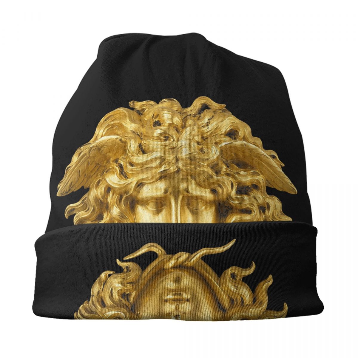 Halloween Snake Hair Greek Mythology Medusa Head Skullies Beanies Caps Streetwear Winter Warm Knit Hat Adult Unisex Bonnet Hats