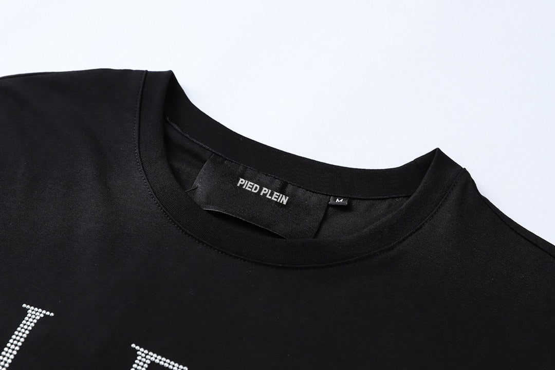 PIED PLEIN Cotton SWEATSHIRT ROUNDNECK SKULL Mens Warm Thick Sweatshirts Hip-Hop Pullover Rhinestone Luxury Men's Hoodies