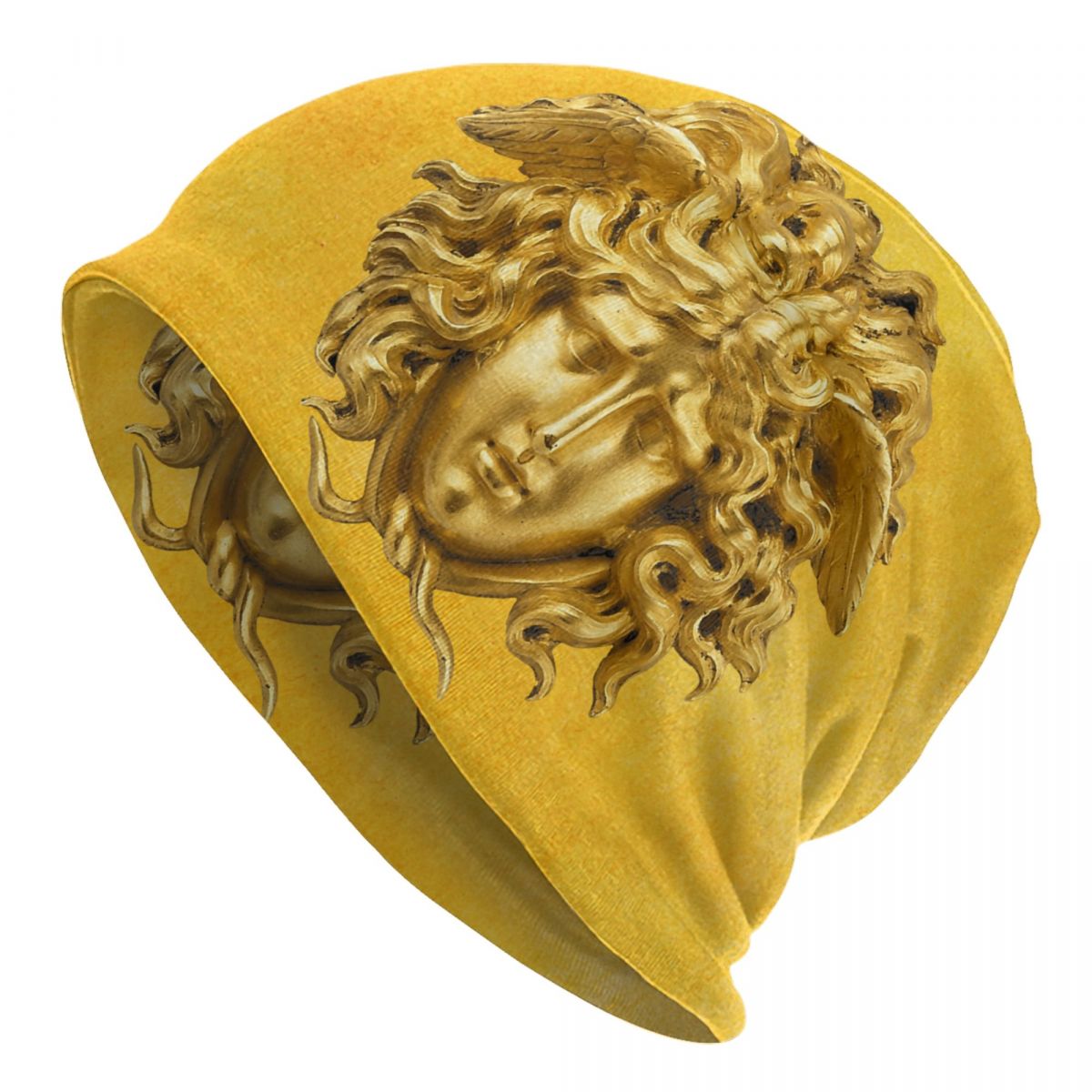 Halloween Snake Hair Greek Mythology Medusa Head Skullies Beanies Caps Streetwear Winter Warm Knit Hat Adult Unisex Bonnet Hats