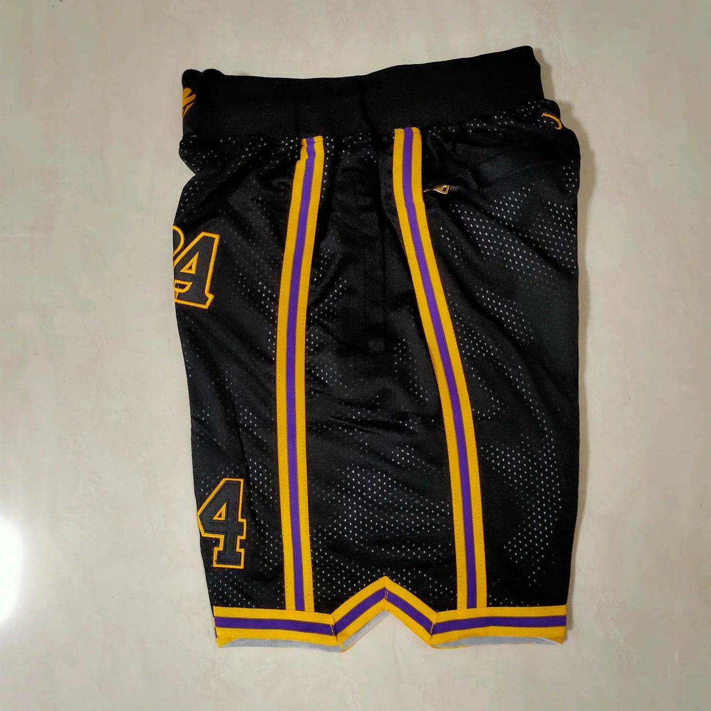 Summer Men's Embroidery Basketball Shorts Sewing Zip Pocket Breathable Loose Comfortable Outdoor Sport Pants