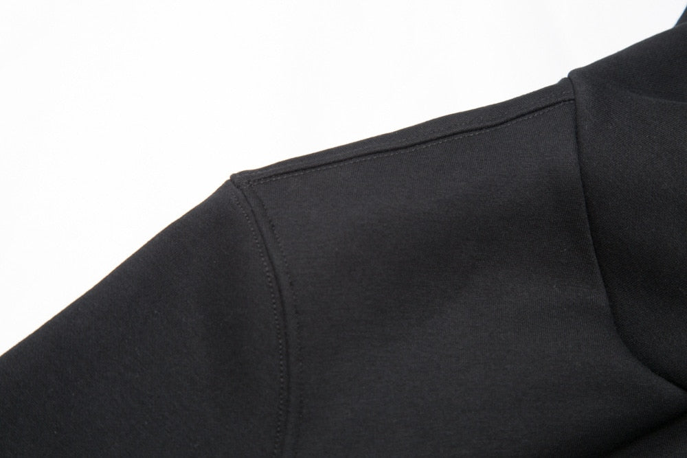 2021 Men Skulls Rhinestones Hoodie Sweatshirt Fashion Streetwear Full Pullover Belt Hooded Hoodie Thick Mens Winter Clothes 6XL